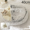 🐾🏠 "Snuggle Haven: 2-in-1 Dog and Cat Bed - Cozy Retreat for Winter Warmth!" 🏠🐾