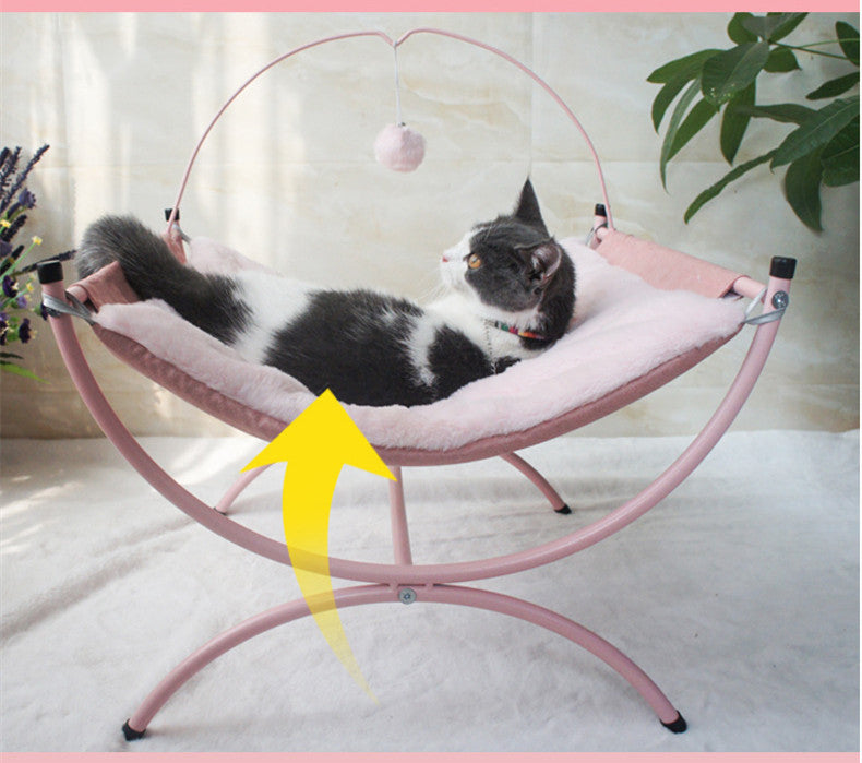 🐾💤 "Pamper Your Purrfect Pal: Four Seasons Universal Cat Recliner Cat Bed!" 💤🐾