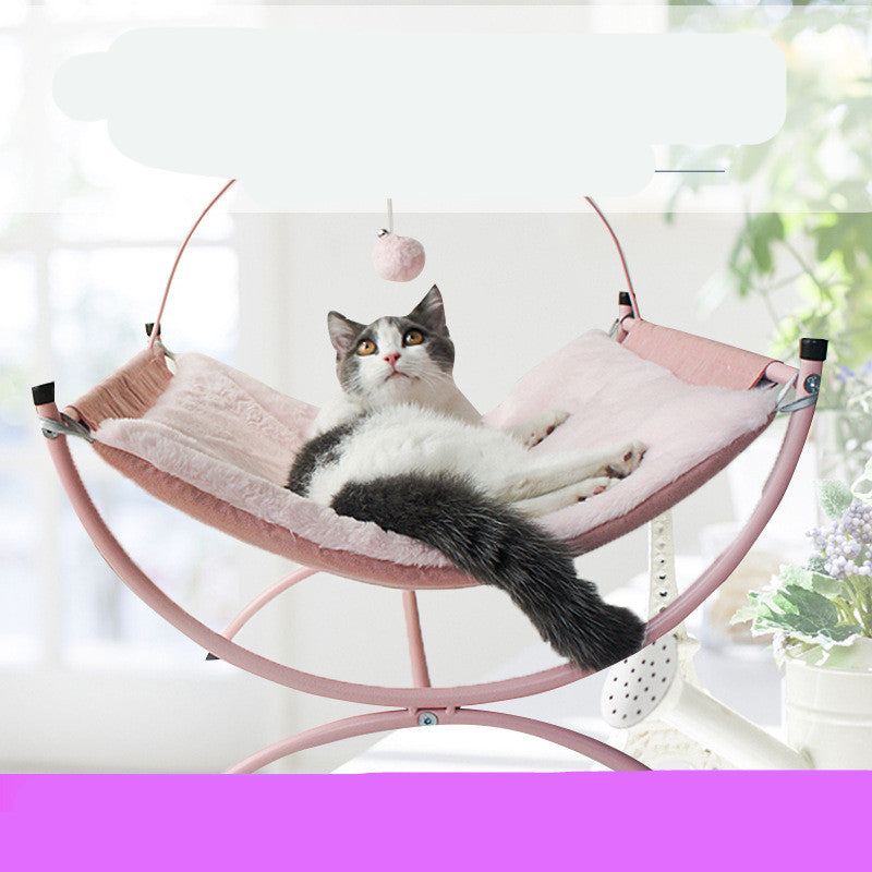 🐾💤 "Pamper Your Purrfect Pal: Four Seasons Universal Cat Recliner Cat Bed!" 💤🐾