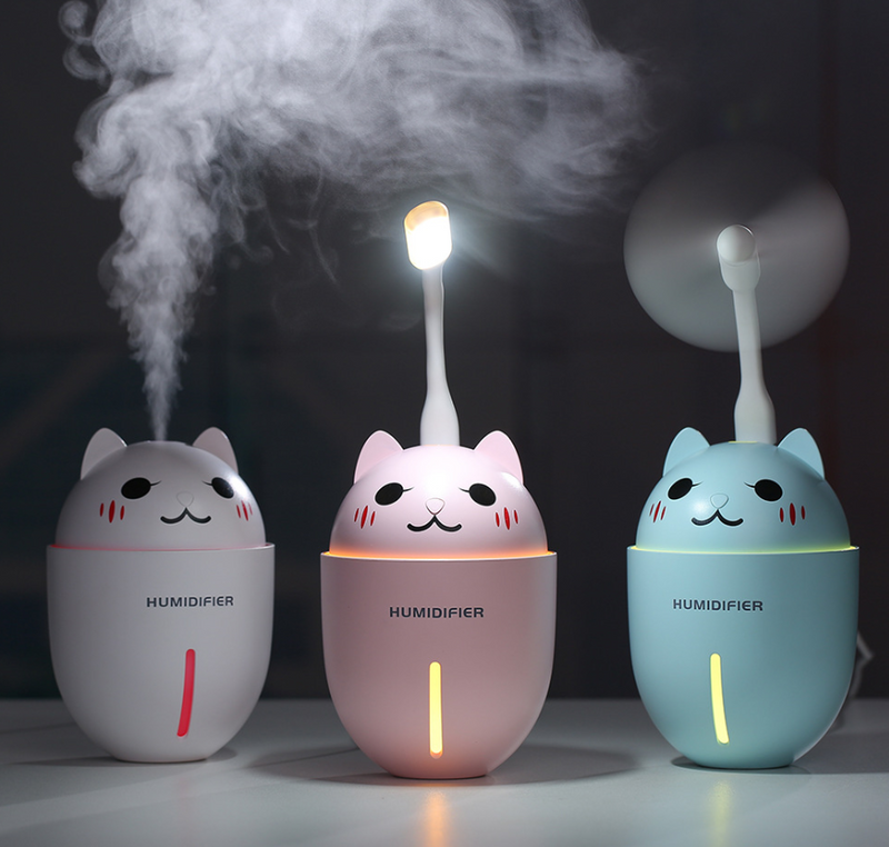 💨🐱 "Purr-fectly Comfortable: Meng Pet Cat Humidifier - Keep Kitty Content!" 🐱💨