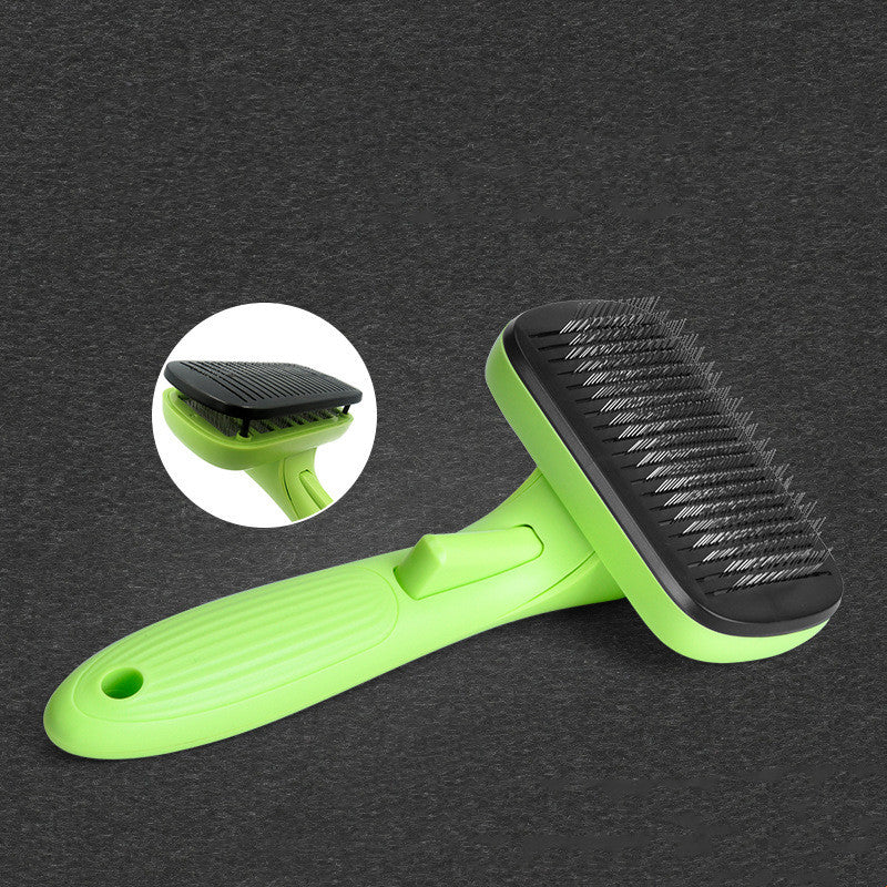 🐾🧹 "Effortless Grooming: Pet Automatic Hair Removal Brush - Keep Your Pet's Coat Tidy!" 🧹🐾