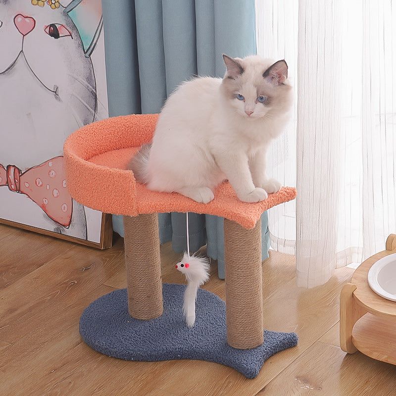 🐾🌟 "Purr-fect Playground: Tongtian Column Climbing Frame with Nest - Elevate Your Pet's Adventure!" 🌟🐾