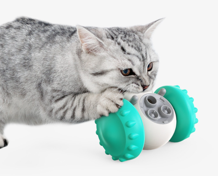 🚗🐾 "Pawsome Playtime: Cat and Dog Interactive Balance Car Toy!" 🐱🐶