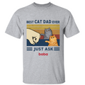 🐱👕 "Purr-fect Personalization: Best Cat Dad Fluffy Cat Shirt!" 🌟