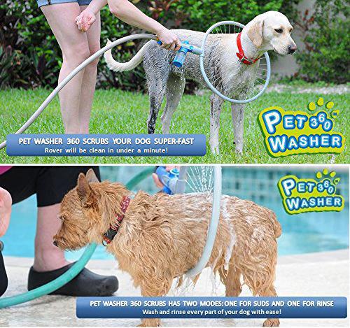 🚿🐾 "Revolutionize Pet Bath Time: Fully Automatic 360-Degree Pet Supplies Bath Ring!" 🐾🚿