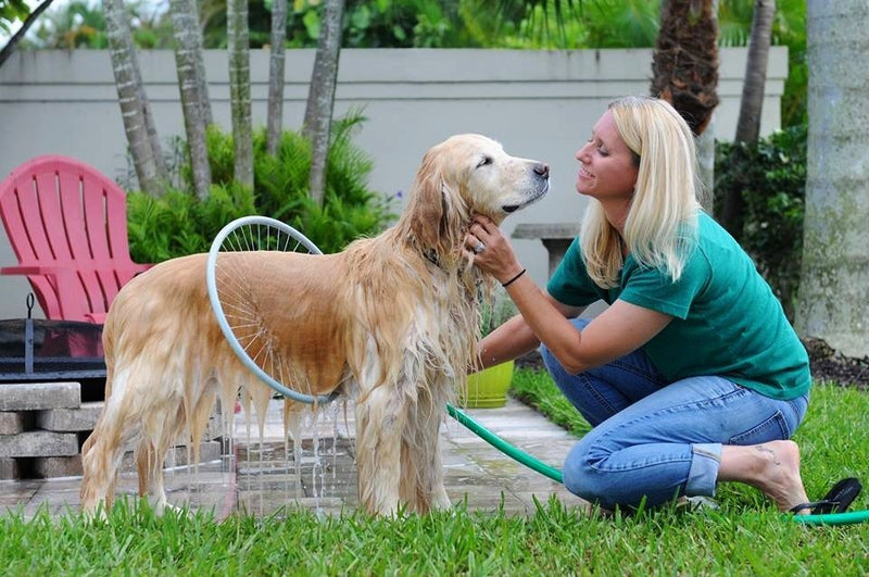 🚿🐾 "Revolutionize Pet Bath Time: Fully Automatic 360-Degree Pet Supplies Bath Ring!" 🐾🚿