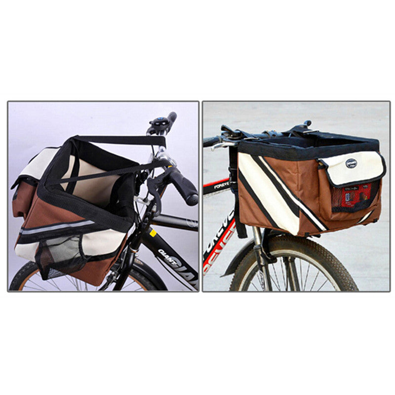 🚴‍♂️🐾 "Pedal Pals: Portable Dog Bicycle Carrier Seat for Small Dogs - Ride Together in Comfort and Style!" 🐾🚴‍♂️