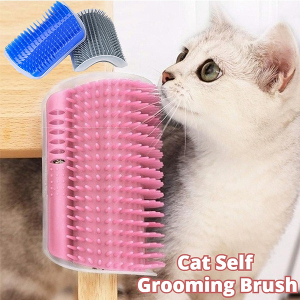 🐱✨ "Pamper Your Purr-fect Companion: Cat Self-Grooming Brush Wall Rubbing Device!" 🌟🛁