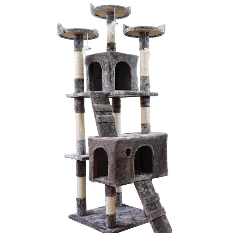 🐾🌿 "Peak Playground: Large Cat Tree Climbing Frame - Ultimate Feline Fun!" 🌿🐾