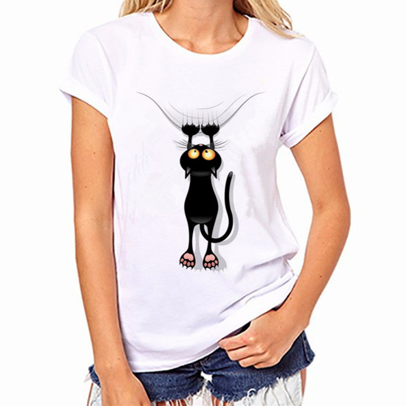 🖤🐱 "Chic and Whimsical: Black Cat Ladies T-Shirt!" 👚🌟