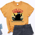 Letter Ca🐱👚 "Whisker Chic: Letter Cat Novelty Print Tee - Purr-fect Feline Fashion!" 👚🐱t Novelty Print Round Neck T-Shirt Short Sleeve